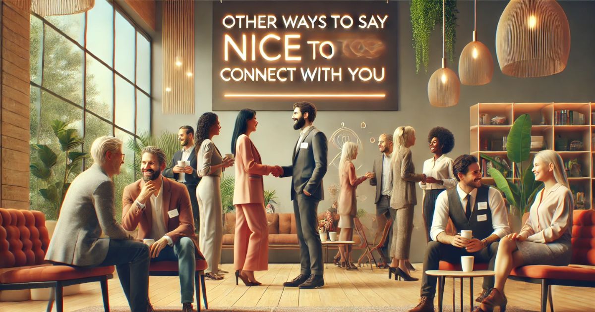 35 Other Ways to Say Nice to Connect With You (With Examples)