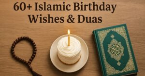 60+ Islamic Birthday Wishes & Duas (English, Arabic & Urdu)