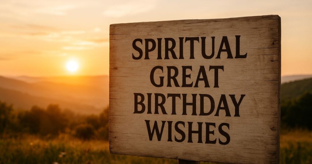 Spiritual Great Birthday Wishes