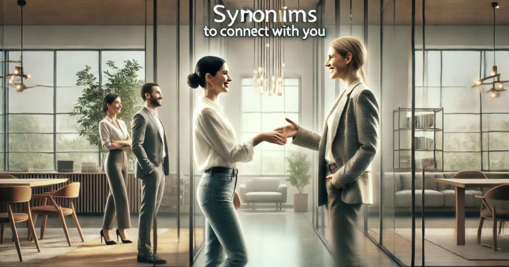 Synonyms For  Nice to Connect With You: