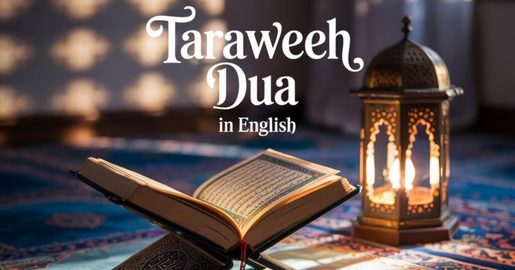 The Taraweeh Dua in English – Full Translation and Meaning