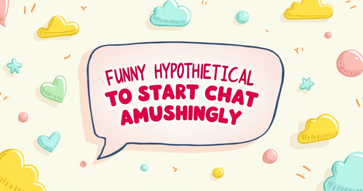 90+ Funny Hypothetical Questions to Start Chat Amusingly