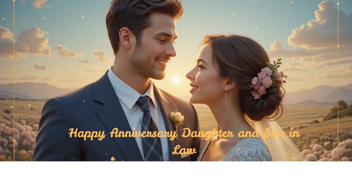 Happy Anniversary Daughter and Son in Law