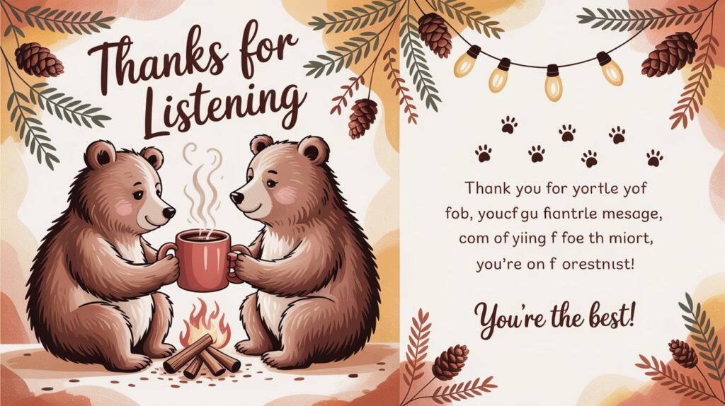 Thank You for Listening to Your Siblings
