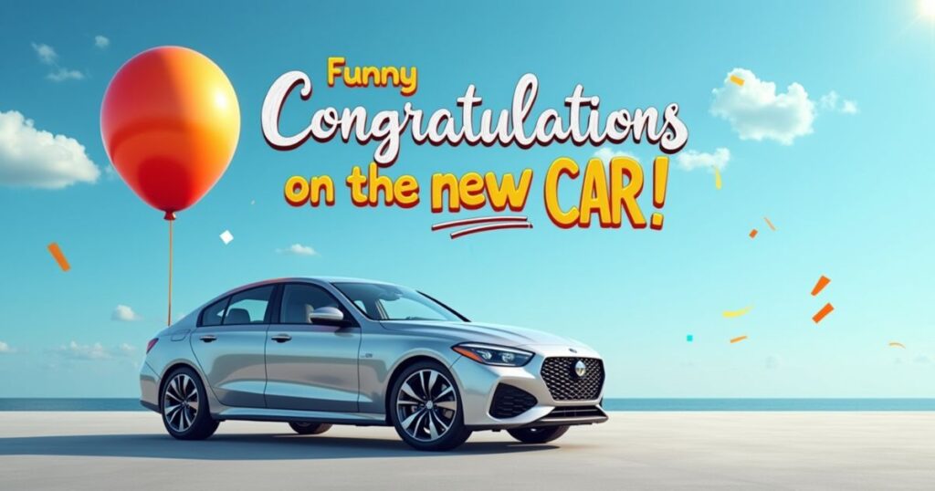 Funny Congratulations On The New Car