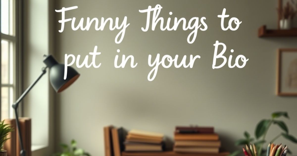 funny things to put in your bio