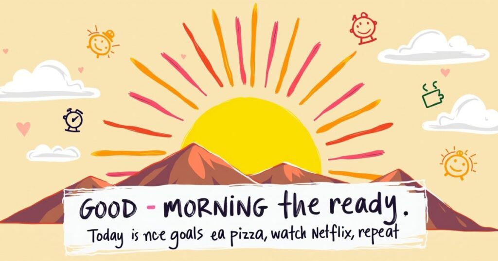 Good Morning with Funny Quotes for Friends