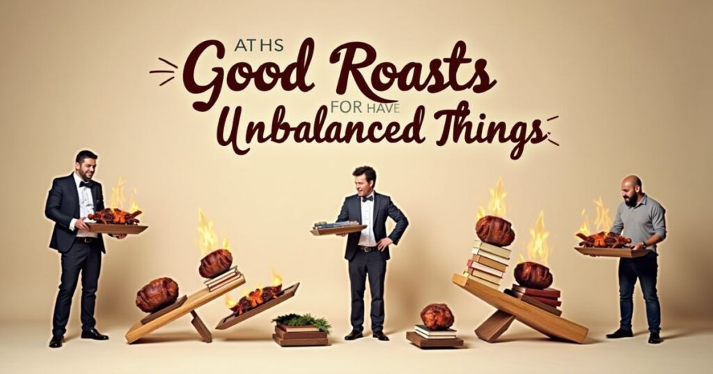 Good Roasts to People that Have Unbalanced Things