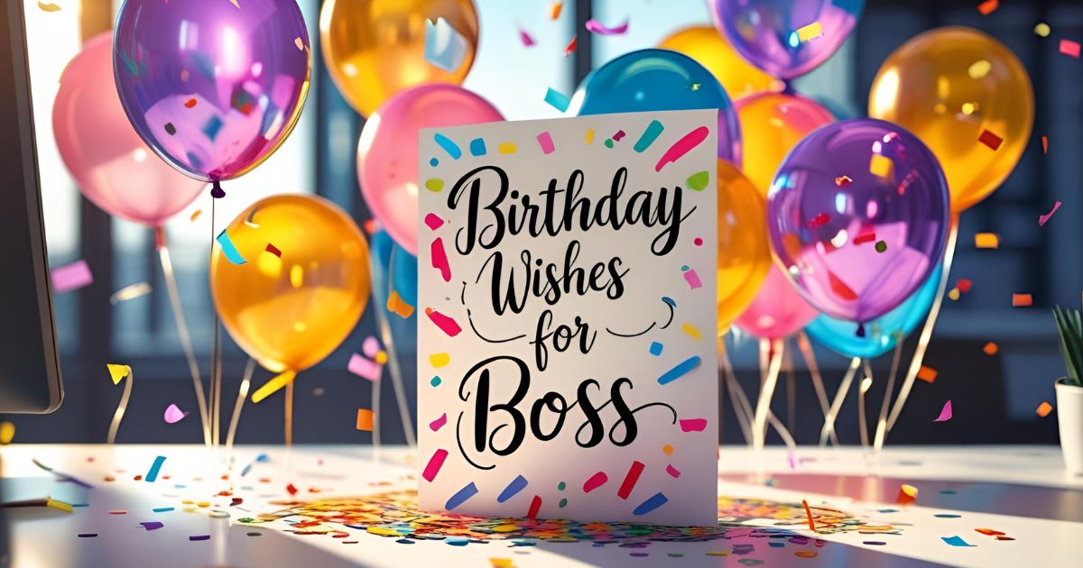 Birthday Wishes for Boss