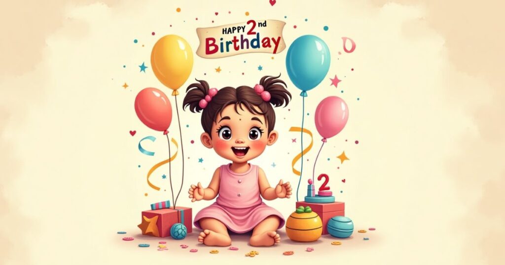 Heartwarming 2nd Birthday Wishes for Your Daughter