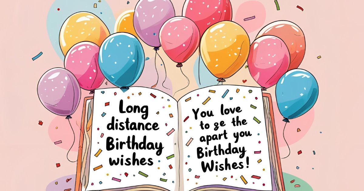 Long Distance Birthday Wishes