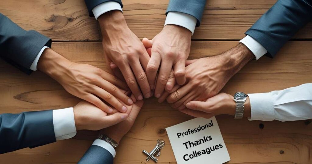 Professional Thank You Messages for Colleagues