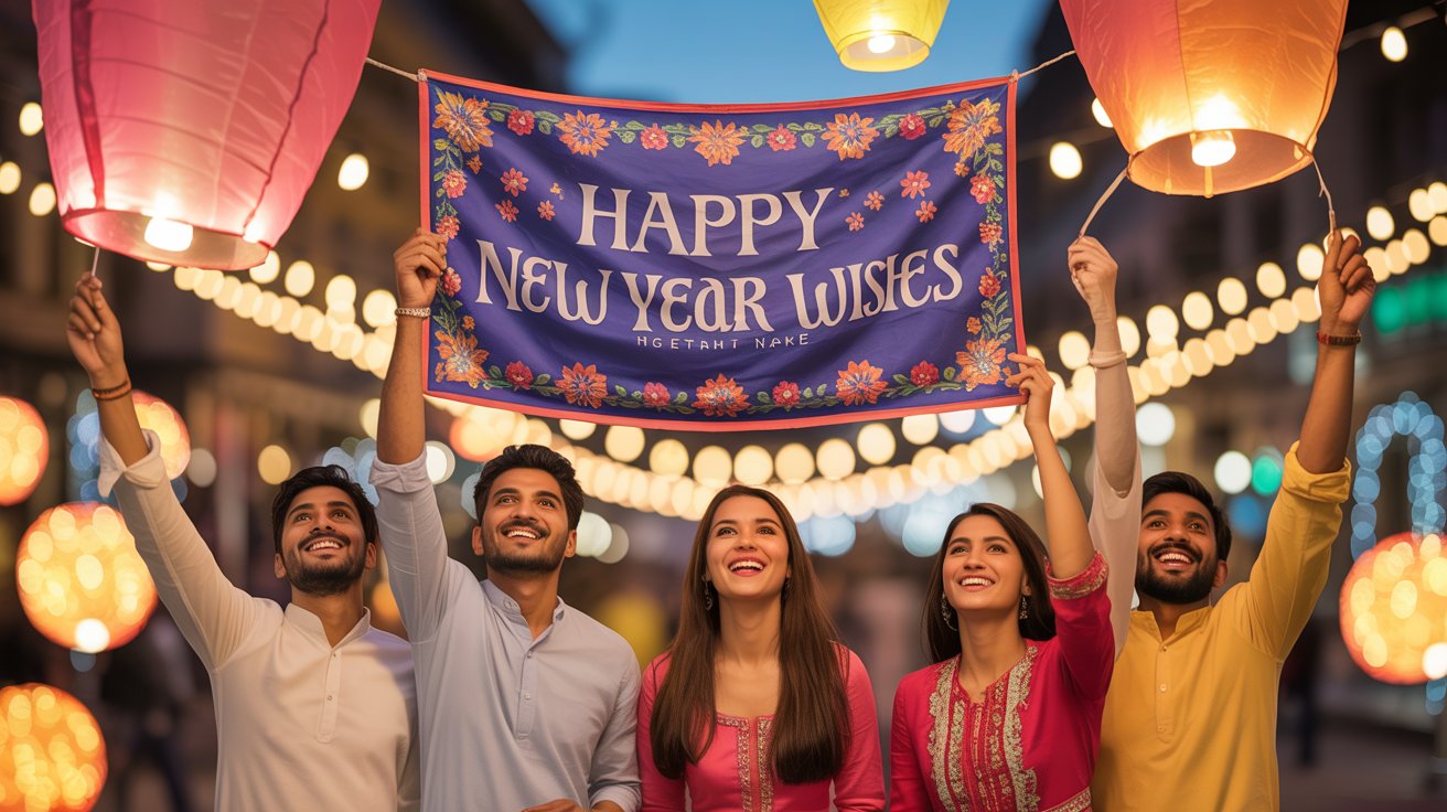 Happy New Year Wishes in Gujarati