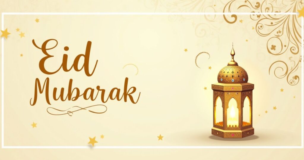 Aesthetic Eid Mubarak Wishes
