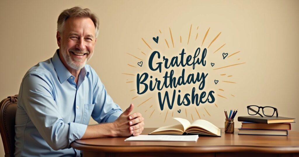 Grateful Birthday Wishes for Male Teacher