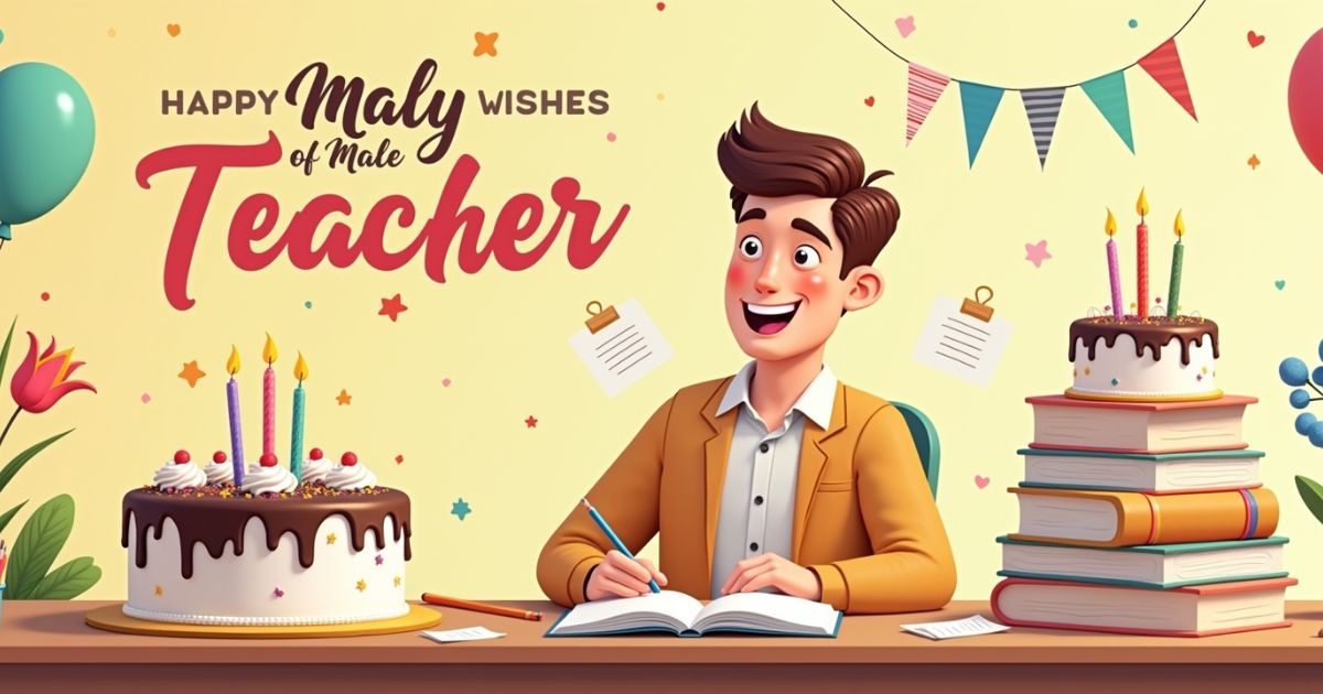 Happy Birthday Wishes for Male Teacher