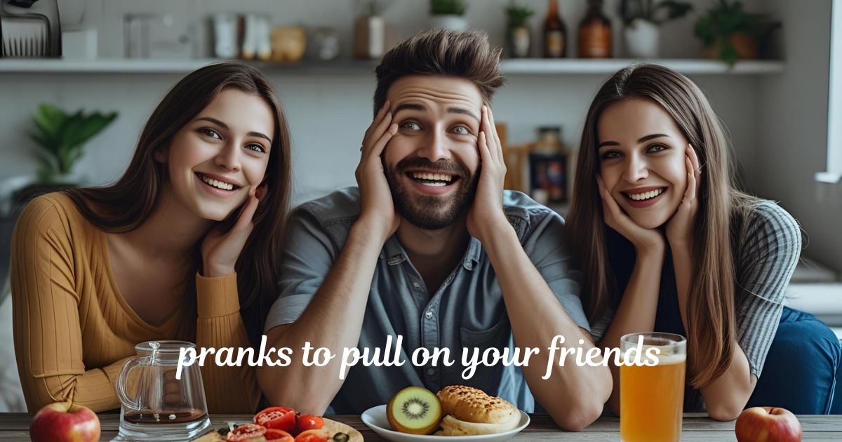 pranks to pull on your friends