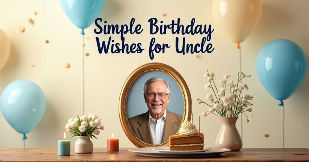 Simple Birthday Wishes for Uncle