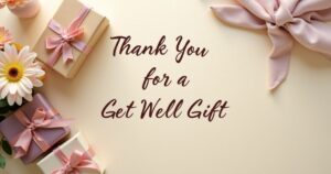 Thank You for a Get Well Gift