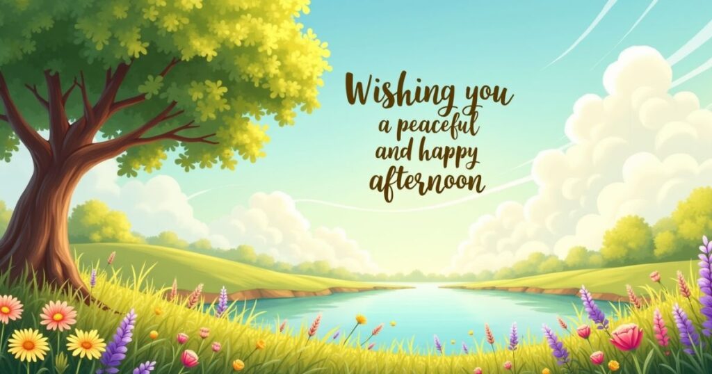 Wishing you a peaceful and happy Tuesday afternoon
