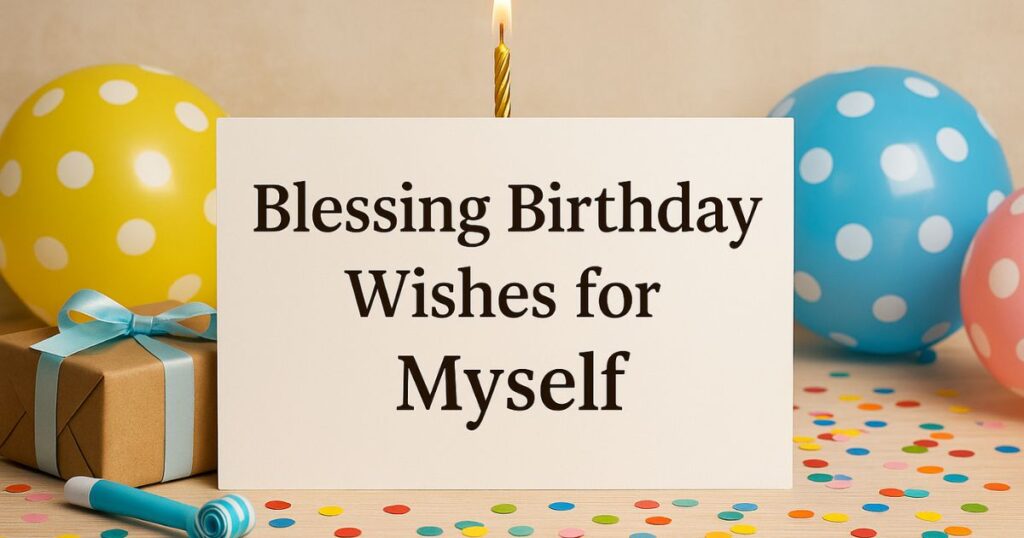 Blessing Birthday Wishes for Myself