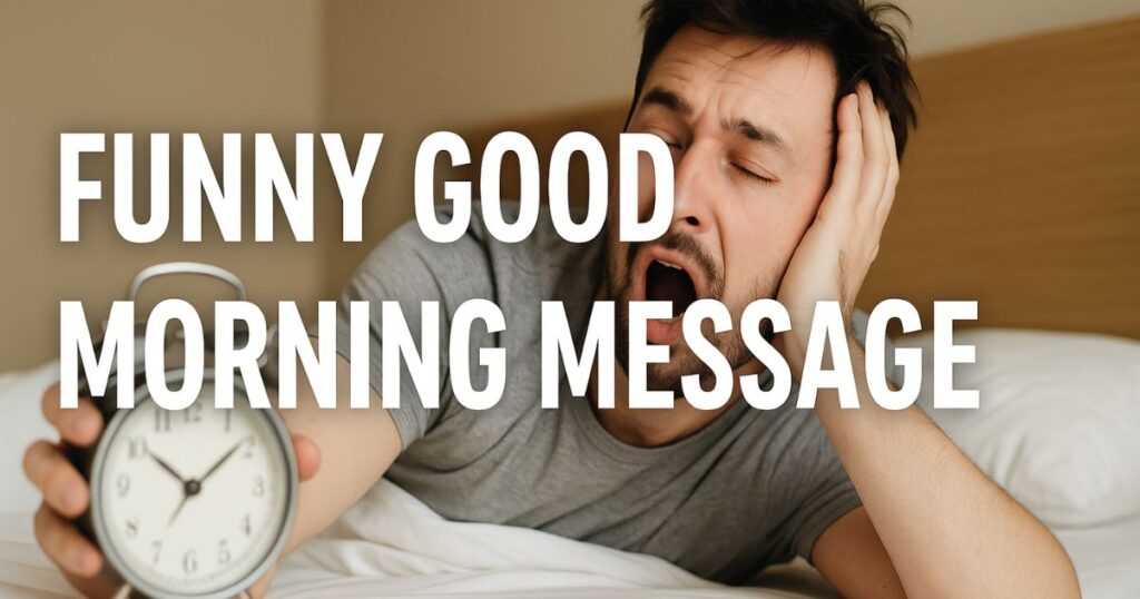 Funny Good Morning Message