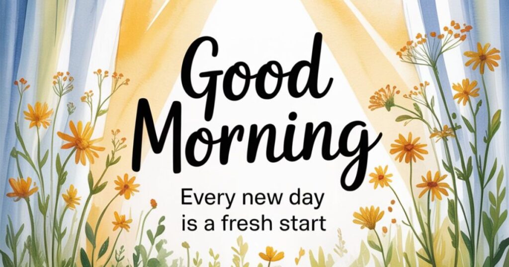 Good Morning Message with Quotes