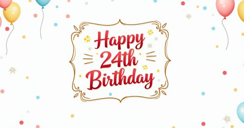 Happy 24th Birthday Wishes