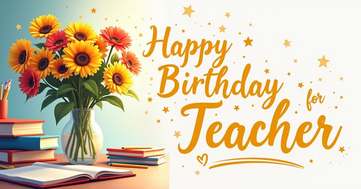 Happy Birthday Wishes for Teacher