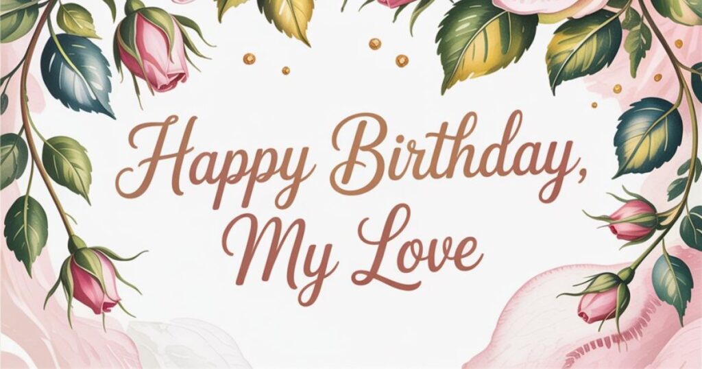 Romantic Simple Birthday Wishes